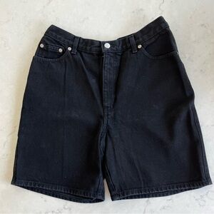 Vintage Crossroads Black Jean Shorts Size 10